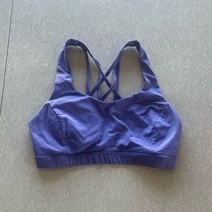 Old Lululemon Purple Sports Bra Size 6